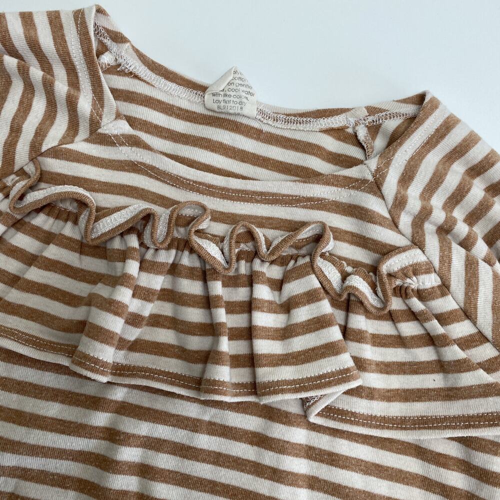 Lulu & Roo Stripe Ruffle Top - Picture 2 of 8